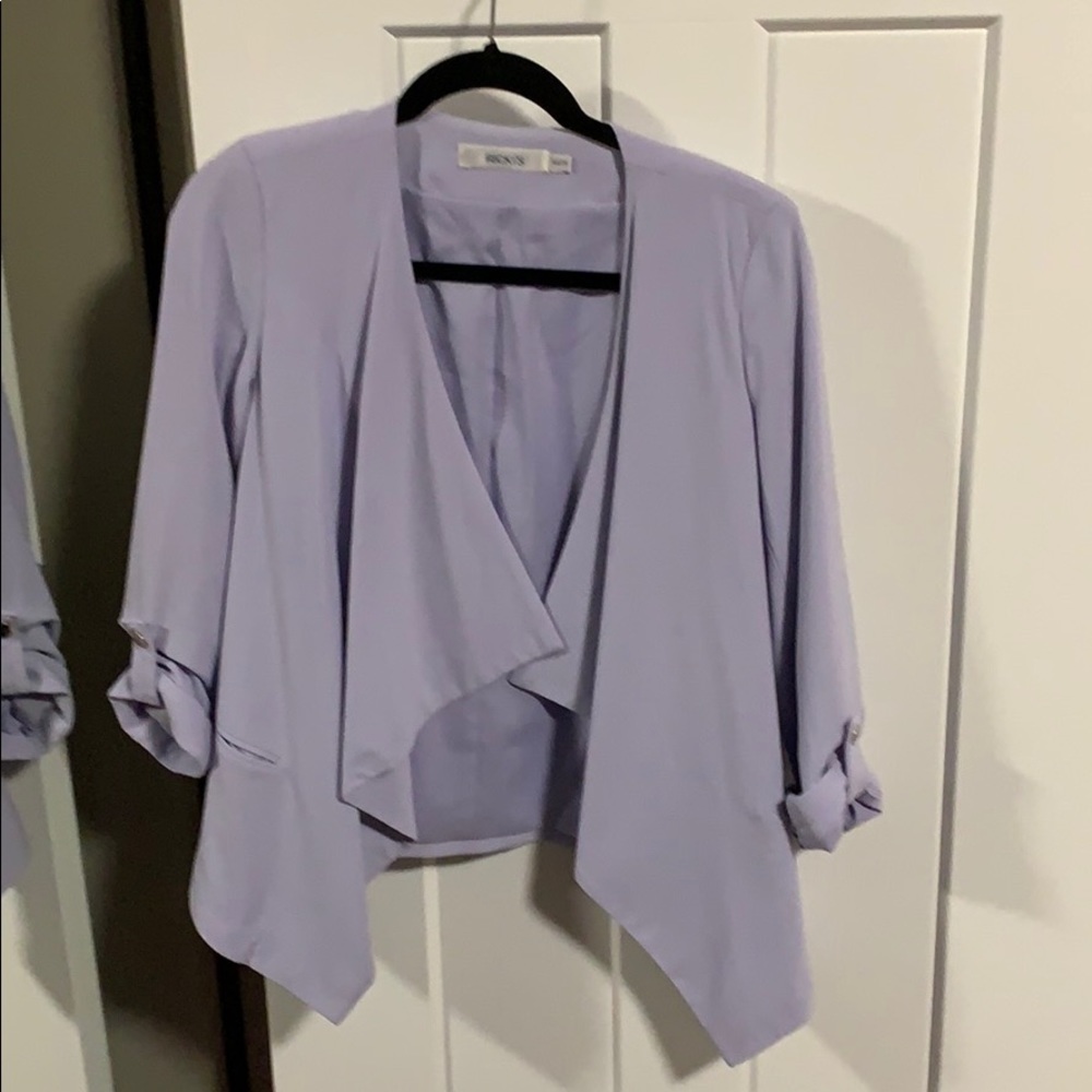 Purple blazer